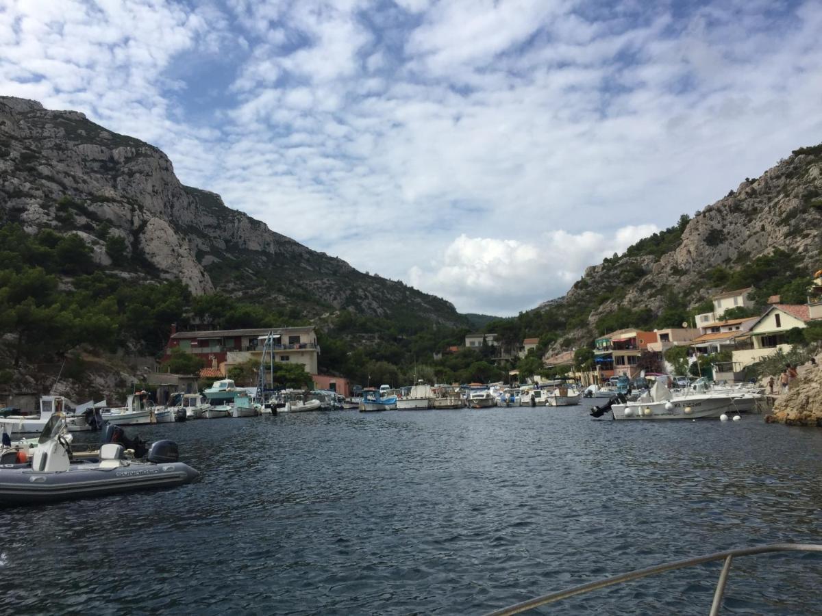 Au Coeur Du Parc National Du Massif Des Calanques, La Flibuste Des Goudes, Maison 2 Chambres, Climatisee, Jardins, Solarium, Proche Plage, Large Vue Mer Marsylia Zewnętrze zdjęcie