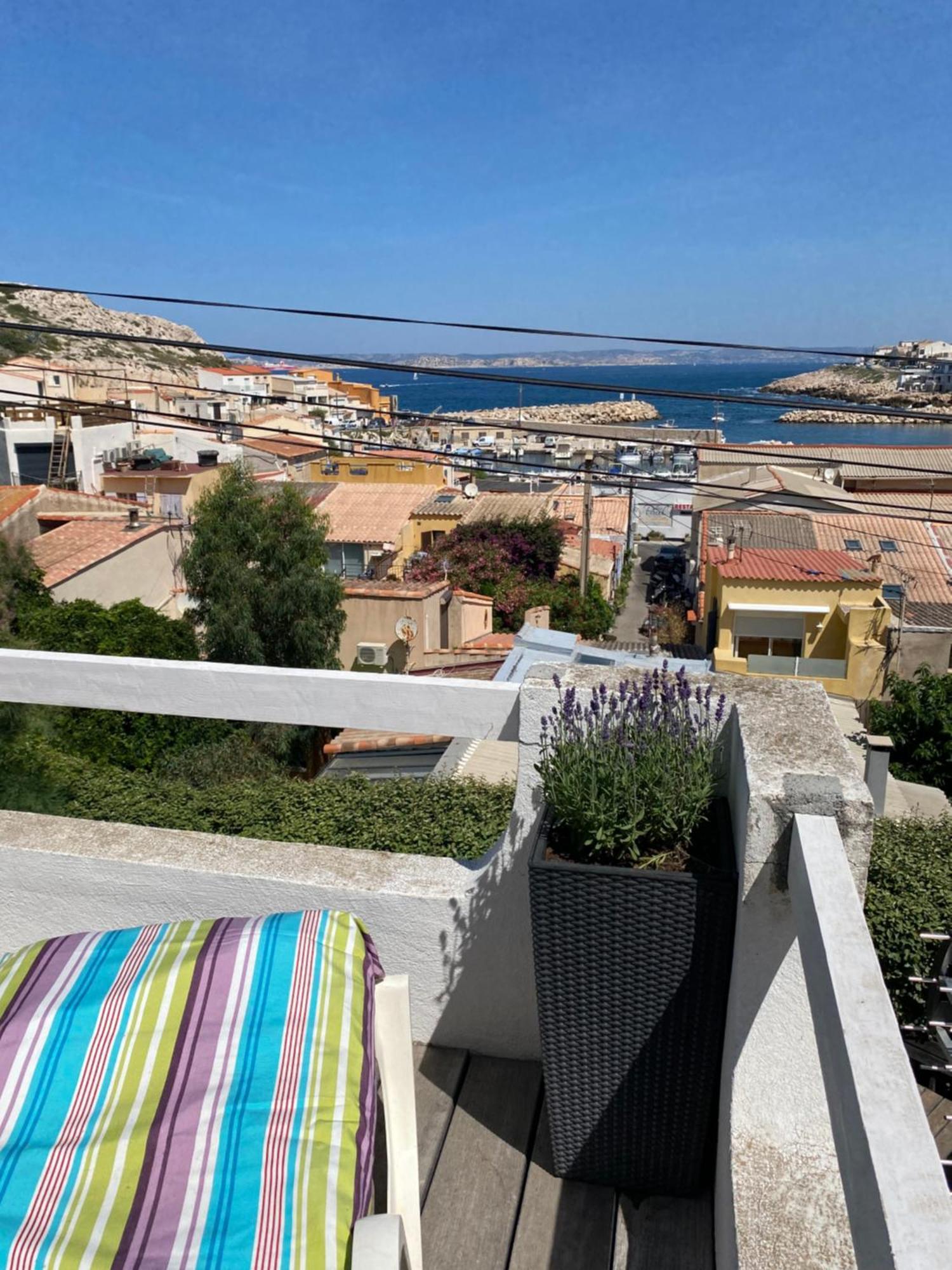 Au Coeur Du Parc National Du Massif Des Calanques, La Flibuste Des Goudes, Maison 2 Chambres, Climatisee, Jardins, Solarium, Proche Plage, Large Vue Mer Marsylia Zewnętrze zdjęcie