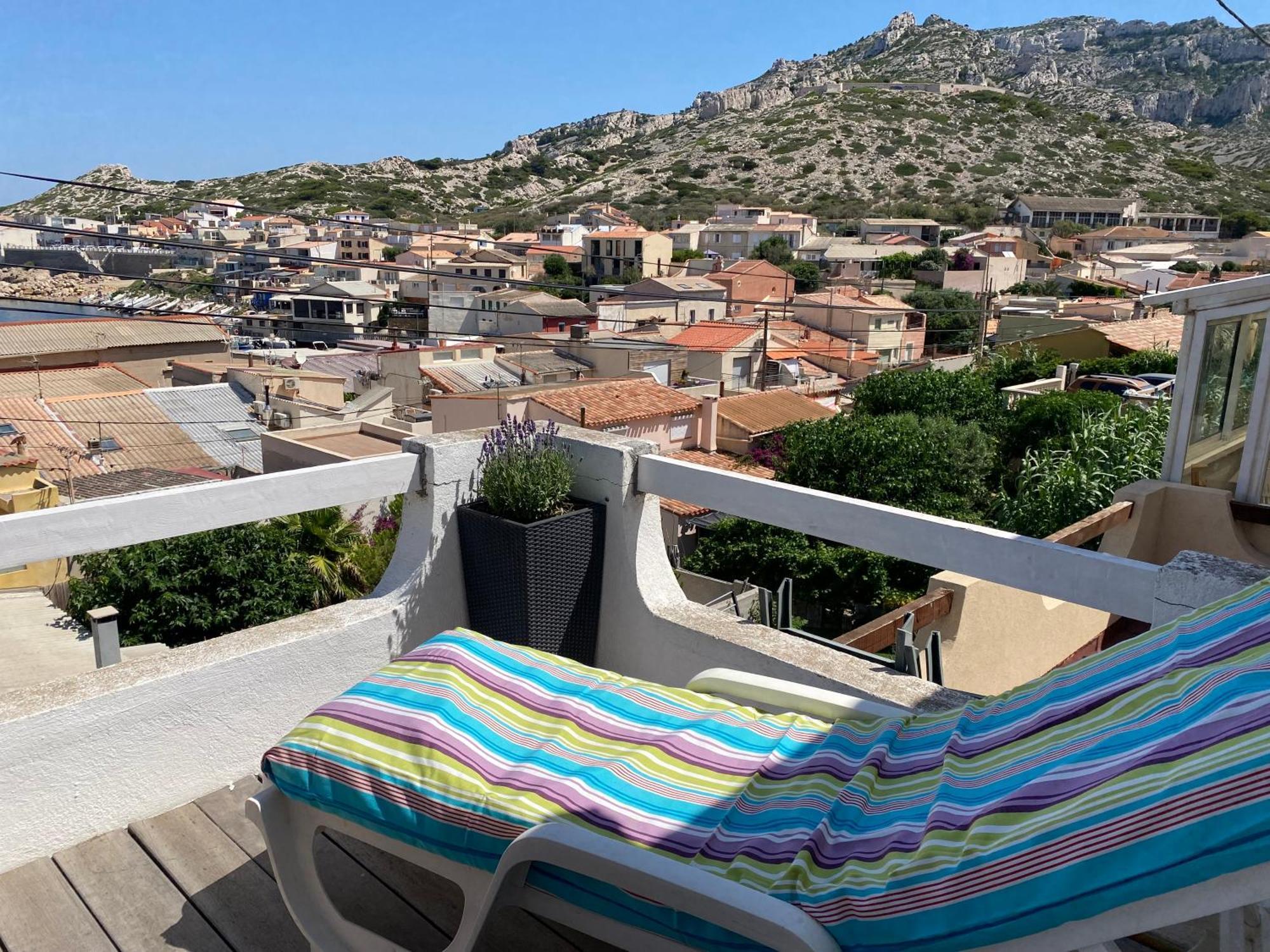 Au Coeur Du Parc National Du Massif Des Calanques, La Flibuste Des Goudes, Maison 2 Chambres, Climatisee, Jardins, Solarium, Proche Plage, Large Vue Mer Marsylia Zewnętrze zdjęcie